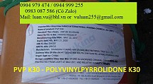 PVP K30 , Polyvinylpyrrolidone K30